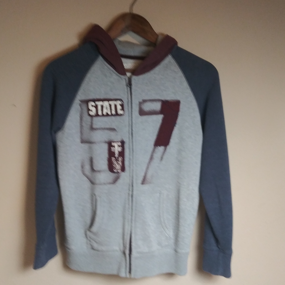 Youth boys arizona long sleeve zip up hoodie